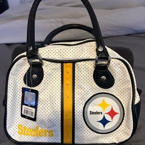 Women's White and Black Handbag - Brand New - Never Used